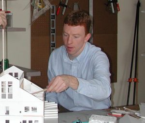 Jeff Sawyer building a model